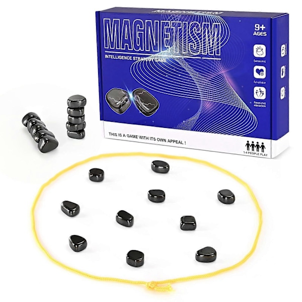 Magneettinen shakki Magneettinen shakki kivillä, magneettinen shakki narulla Magneettipeli Lautapelit Strategiapeli Perhepelit aikuisille