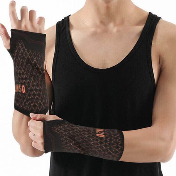 Wrist Support Compression | Heat-Activating Copper Fiber Wrist Protector