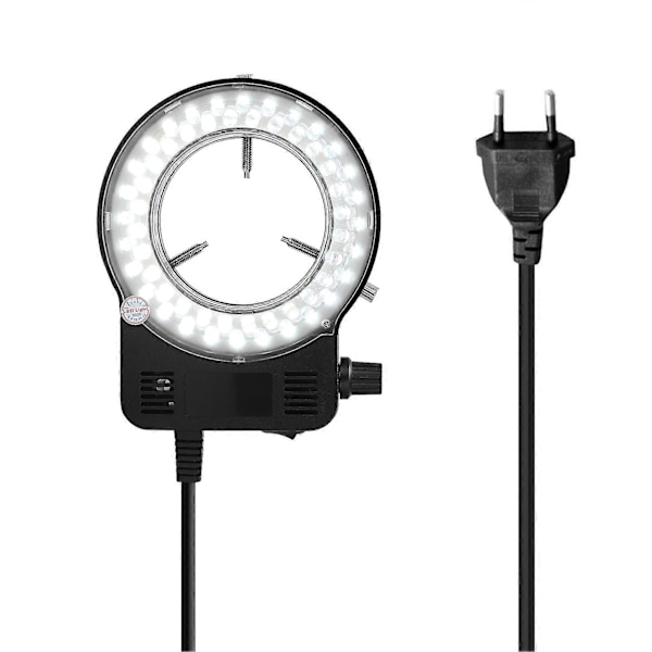 LED Rundt Lys for Mikroskoplampe for Mikroskop Justerbar Lysstyrke Mikroskoplys