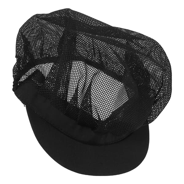 Justerbar elastisk andningsbar mesh kockmössa för köksarbete