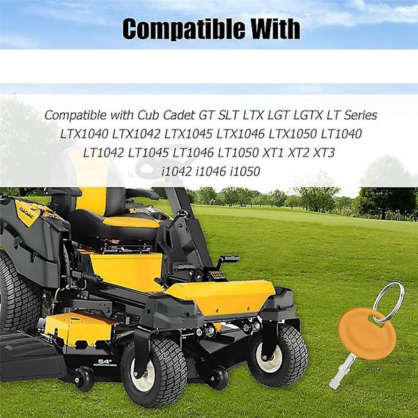 Græsslåmaskine Starter Nøgler til Cub Cadet Xt1 Erstatning 925-1745a, 5-pak