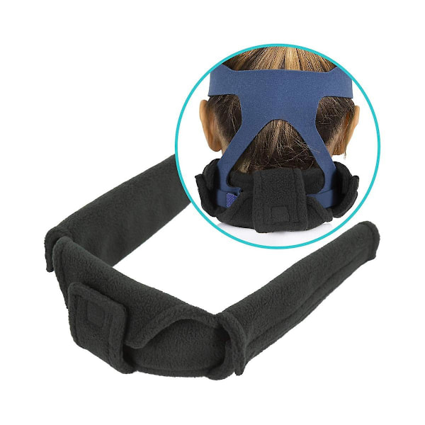 3 kpl CPAP-kaulapehmustetta - Maskin hihnan pehmustetut tarvikkeet - Fleecekumipäällyste täyskasvo- ja nenämaskeille -