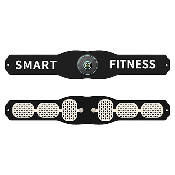Bälte för träning av magmuskler, fitnessapparat, magmaskin, bälte för magmuskeltoning, bärbar magmuskelstimulator, myoplasticitet, 10 träningsmönster