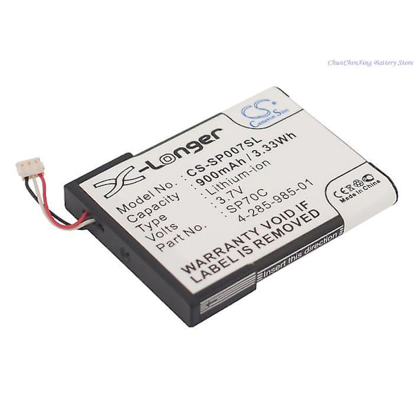 Cameron Sino 900mAh Spelkonsolbatteri SP70C för Sony PSP E1000, PSP E1002, PSP E1004, PSP E1008, Pulse Trådlöst Headset 7.1
