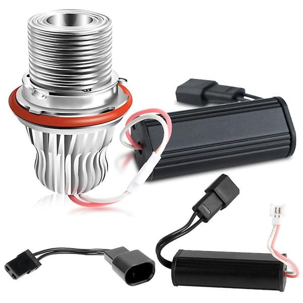 Bil Forlygtepære, 20W LED Kørelys Angel Eyes Lys Canbus til- E39/E53/E60/E61/E63/E64/E65/E66/E87