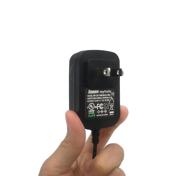 12V myVolts ersättningsströmförsörjning kompatibel med Medela Maxi Swing Bröstpump