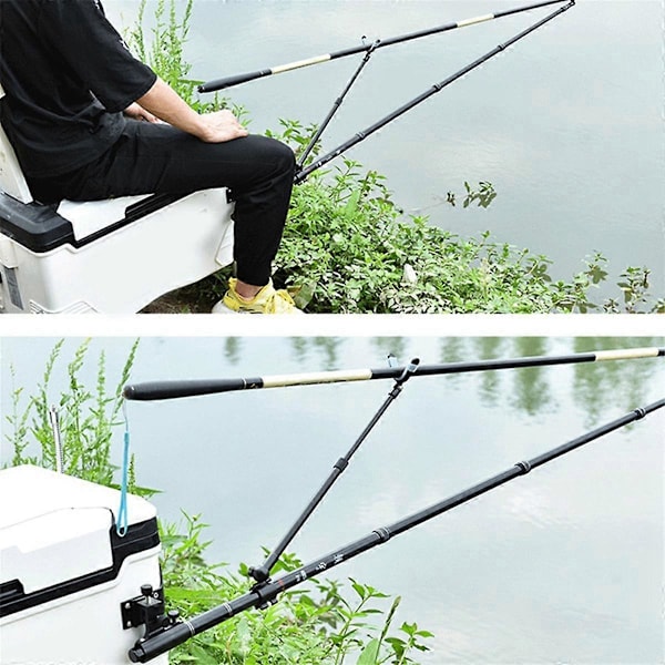 Justerbar Stativ for Karbon Fiske Stang, Setteboks for Stoler, Fiske Stang Holder, Foldbar Fiskeutstyr