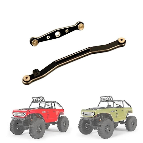 Styre-stenger i messing, styreforbindelse, styreforbindelseslenke for Axial Scx24 Deadbolt 1/24 RC Crawler bildeler