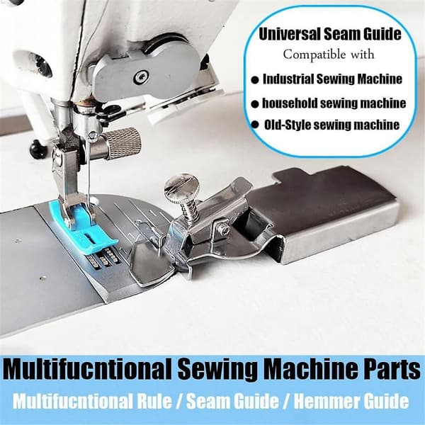 2 st Multifunktionella Magnetiska Sömguide, Sömguide, Hemguide, Guide för Industriell Låssöm