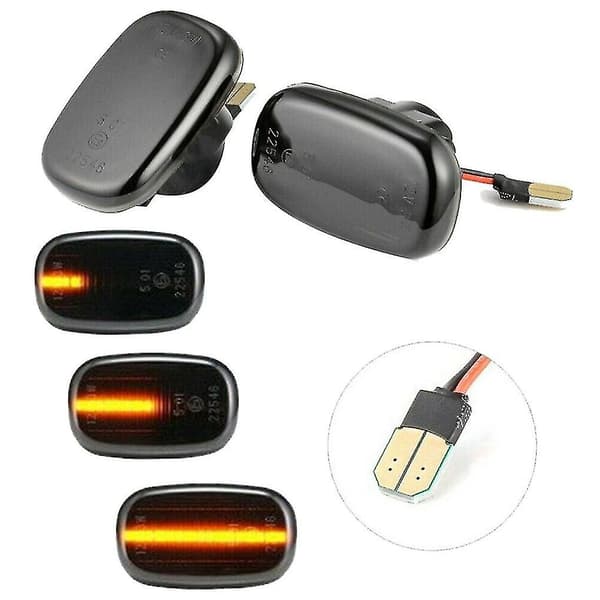2 stk. LED Dynamiske Sideblinklys Indikatorlampe til Prius Yaris