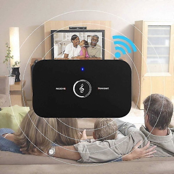 2-i-1 Audio Transmitter Receiver Trådløs Bluetooth