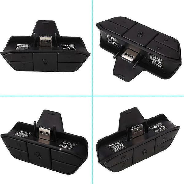 Stereo Headset Adapter for Xbox One/One S/Elite 1&2/for Xbox Series X|S Controllers, Mic Headphone Adapter for Xbox One Controller