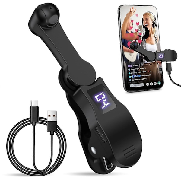 Auto Clicker Telefonskjerm Enhet Hastighetsklikker for Android IOS Apper, Kontinuerlig Klikk for Gaming, Live Sendinger Likes