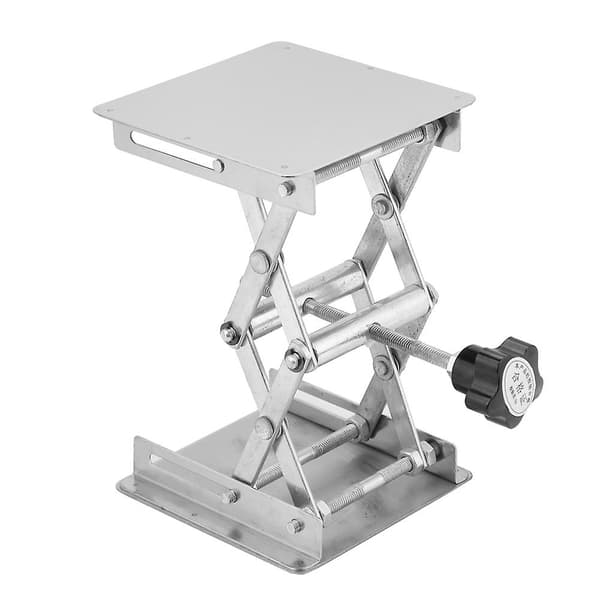 Sakseløfteplatform i rustfrit stål til laboratoriebrug 100x100mm