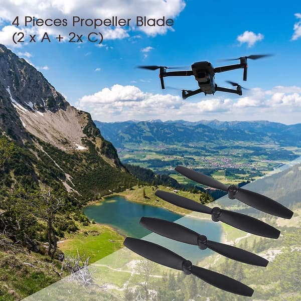 Propellblader, reservedeler for propellblader til Rolling Spiders/luftfrakt droner/hydrofoil droner (4 stk)