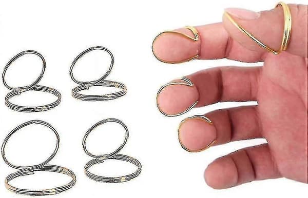 8-pack Gitarr Fingerplock Set - Rostfritt Stål