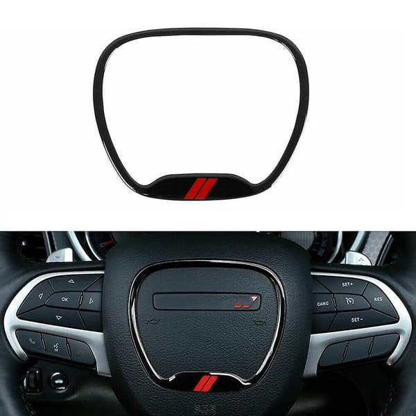 Dekorring til ratt, senter, for Dodge Challenger Charger 2015+ og Durango tilbehør