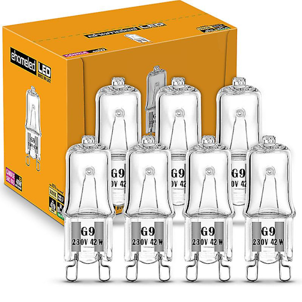 10 st G9 28W/40W Dimbara 370 Lumen C-klassade Halogenlampor