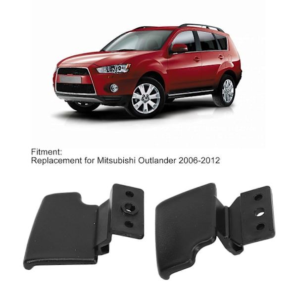 2 stk. Centerkonsol Armlæns Låg Lås 8011B548 Udskiftning til Mitsubishi Outlander 2006 til 2012