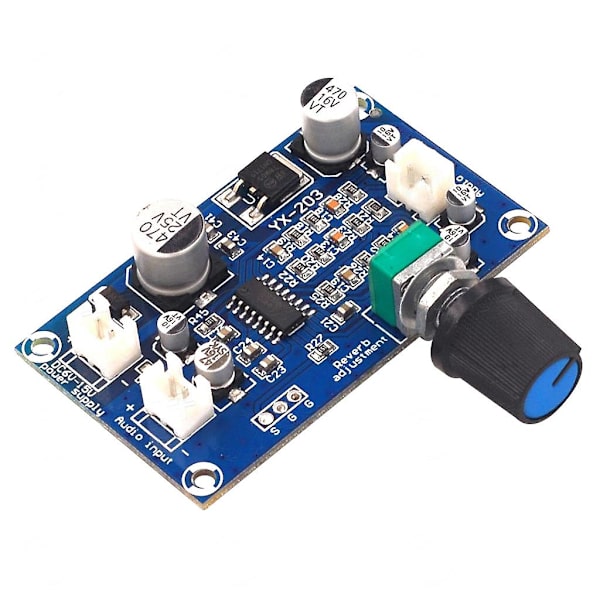 Pt2399 Mikrofon Reverberation Platta Kretskort Effekt Super M65831 Mono Förstärkare