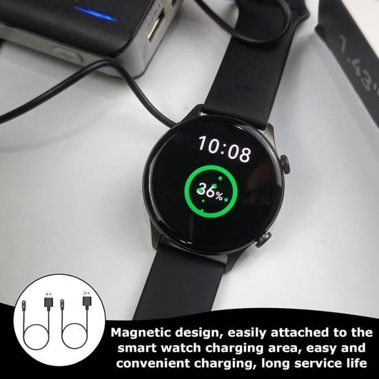 2 stk. universel USB 2-bens magnetisk smartwatch-oplader (2,84 mm, model A+B)