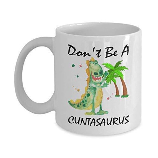 Dinosaur Lad Vær En Kuntasaurus Dinosaur Keramisk Kaffekrus Vandkop - STIL 17 2025.