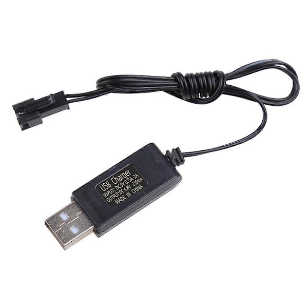 Latauskaapeli Akku USB-laturi Ni-Cd Ni-MH Akut Paketti SM-2P Pistokeadapteri 4.8V 250mA Lähtö Lelut Auto