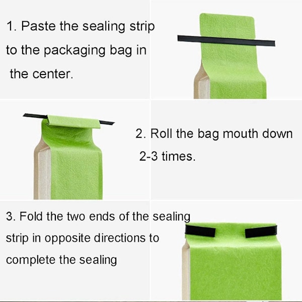 200 Peel & Stick Tin Ties, Bøjbare Tråde, Kaffeposelukninger Forseglingsperle til Bagte Madvarer 5,5 Tommer