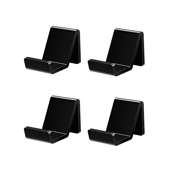 4-pakning Kontroller Veggfester For Switch Pro Gamepad Kontrollerholder Svart
