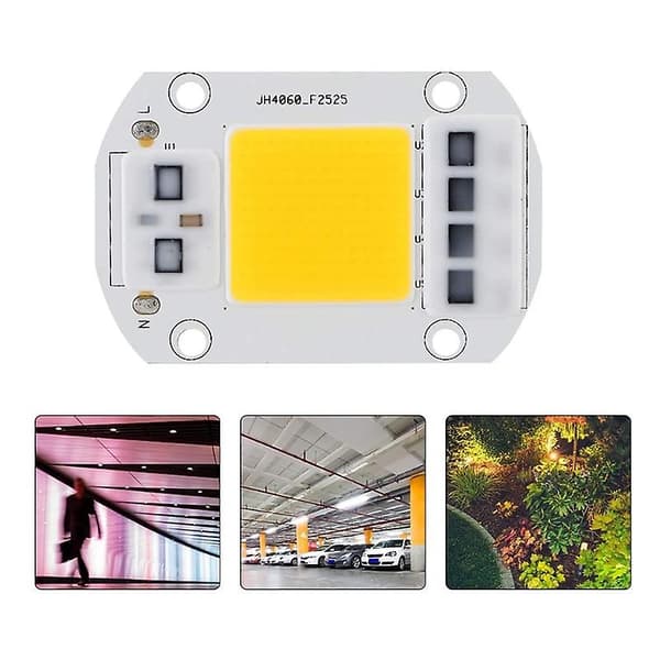 Varmvit LED-bubbla Energisparande Chip Hög Spänning Hög Effekt LED-chip för Trafikbelysning 100W 220V