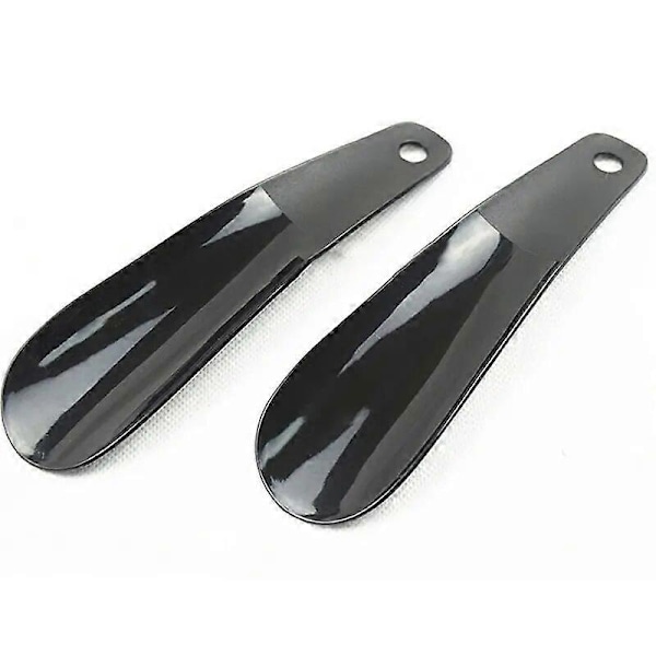 1 STK 16cm Skohorn Professionelle Sorte Plastik Skohorn Skeform Skohorn Sko Løfter Fleksibel Robust Slip