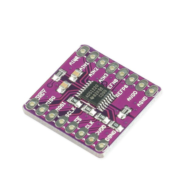 CJMCU-1220 ADS1220 ADC 24-bit A/D-omvandlarmodul I2C Låg strömförbrukning 24-bit Analog-till-Digital Omvandlare Sensormodul