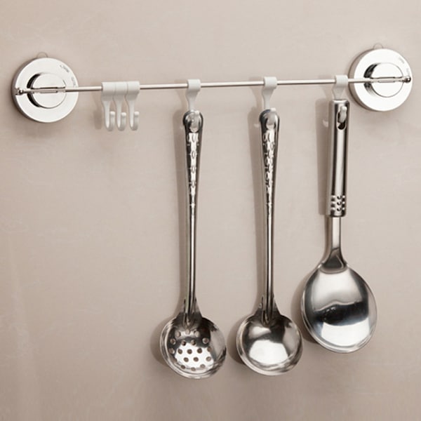 Self-adhesive wall-mounted hook strip