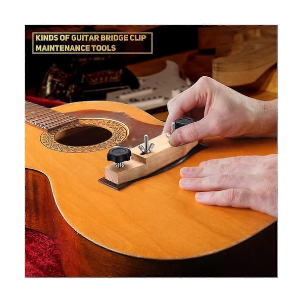 Gitarrstallklämma, Nybörjarvänlig Stallklämma Akustisk, för Klassisk/akustisk Gitarr Tillbehör Lut