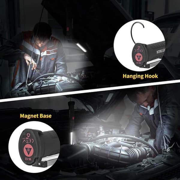 360 LED Arbeidslampe med Magnet – Oppladbar