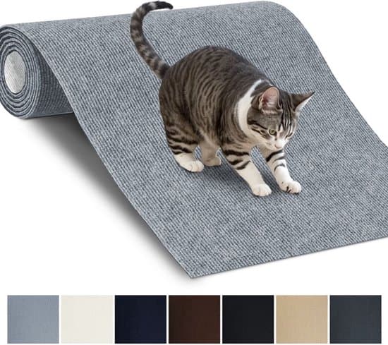 Kradsemåtte til katte - Til beskyttelse af tæpper - sofaer - møbelbeskyttelsesmåtter (30x100cm) - mørkegrå-30*100cm