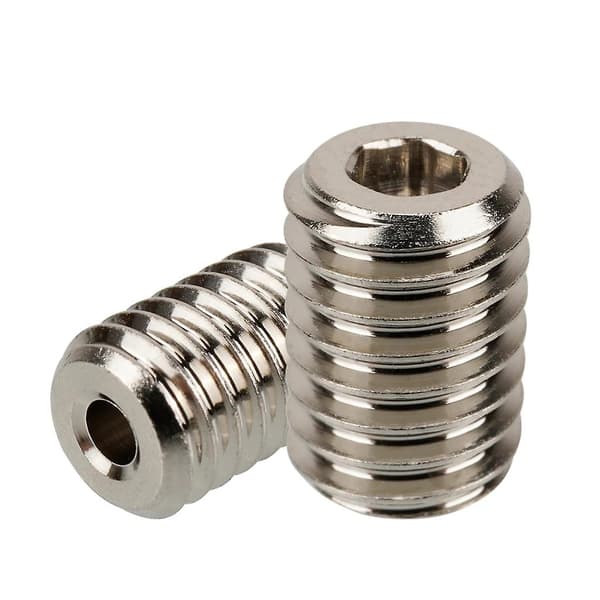 2 st V6 Volcano Adapter Högt Flöde Cht Munstycke Koppar Övergångsblock För Volcano Värmeelement Block Till V6 Munstycke Set