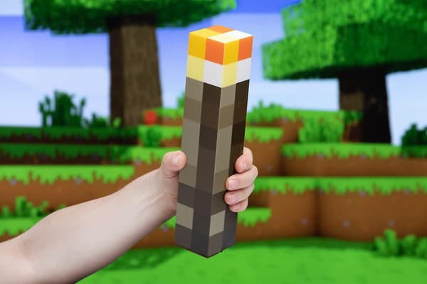 Minecraft Fakkel 2 Lysmoduser 2 Bruksmoduser Batteridrevet