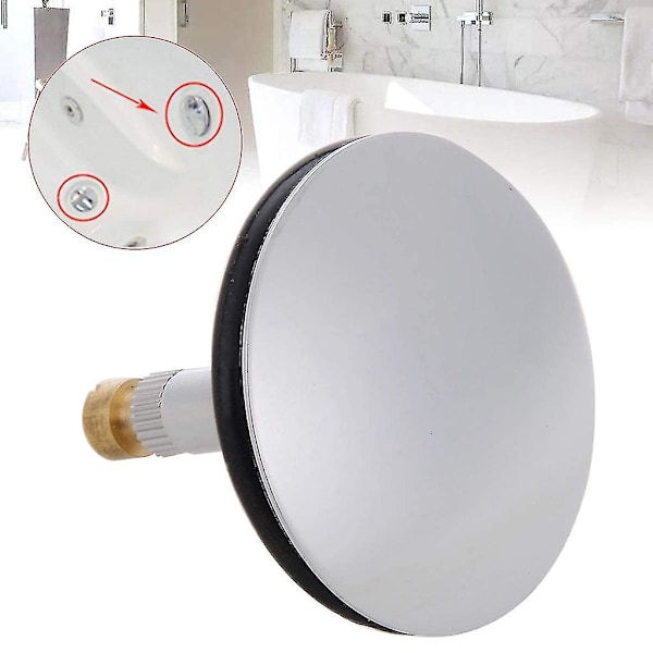 1 stk 43mm Badekarpropp Erstatning Universal Baderom Badekar Bounce Avfallsplugg Samler Kjøkkenvask Vannfilter Badekaravløp Sil