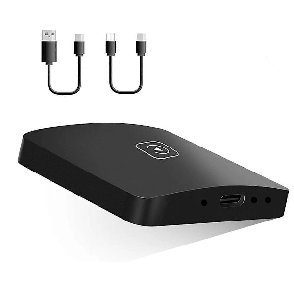Auton Ai Box 2-in-1 Langaton Carplay Android Auto -sovitin Älykäs Auton Ai Box Auton Langallinen CarPlay Langattomaksi CarPlayksi