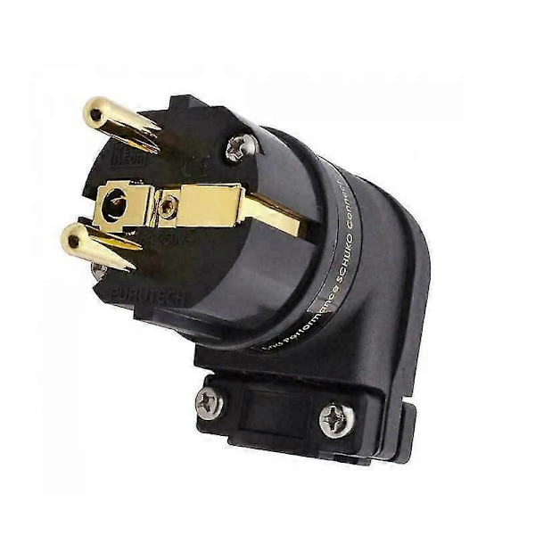 HiFi performance Furutech FI-E12L (R) FI-12ML (G) Schuko Stik 7-karakter L-formet albue Strømstik til high-end audio kabel