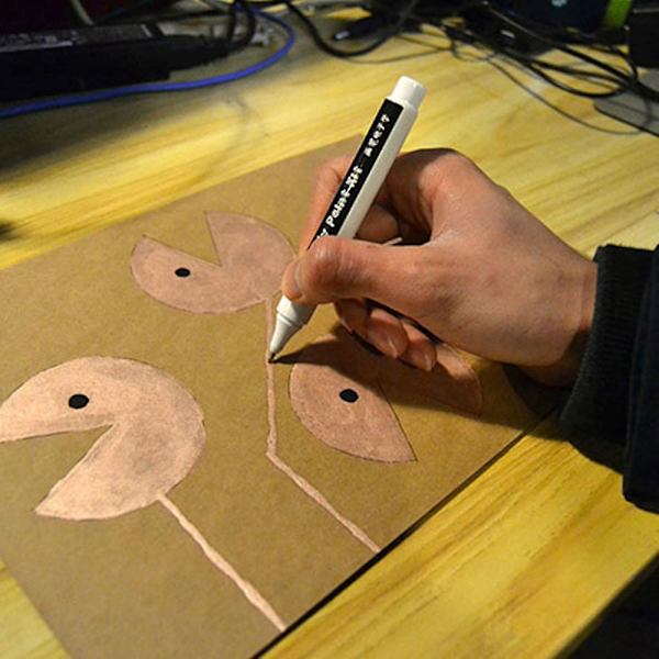 Mustekynä Kultainen Metalli Nikkeli Jauhe Elektroninen Maalikynä Piirilevylle Piirigraffitiin
