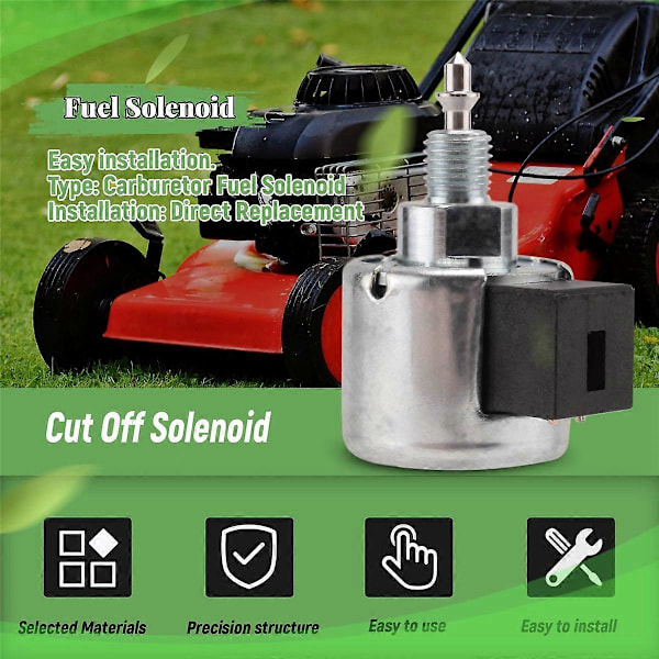 Kaasuttimen polttoaineen katkaisu solenoidi Briggs & Stratton 694393