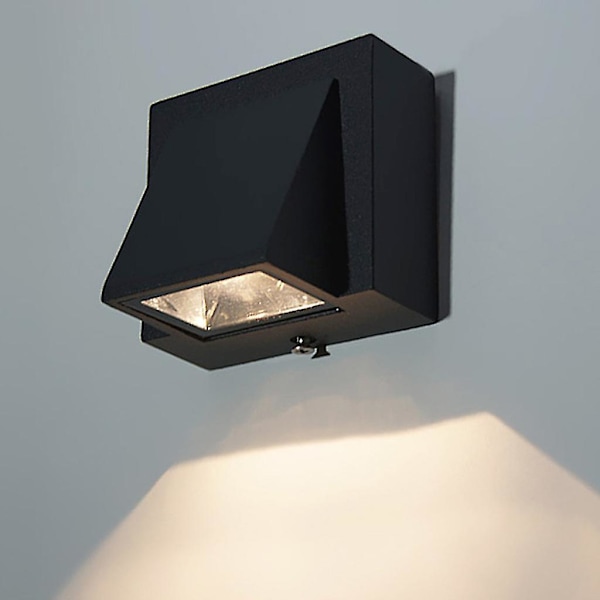 3w 5w Enkel för huvud LED vägglampa Vattentät Ip65 Trädgård Korridor Lampa Utomhus