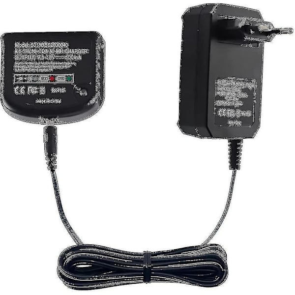 Reservedel Ladeapparat Kompatibel med Black & Decker 9.6v 12v 14.4v 18v Nicad Nimh Batteri Hpb18-ope Hpb18 Hpb14 Hpb12 Hpb96 244760-00 A1718 Fsb18 B
