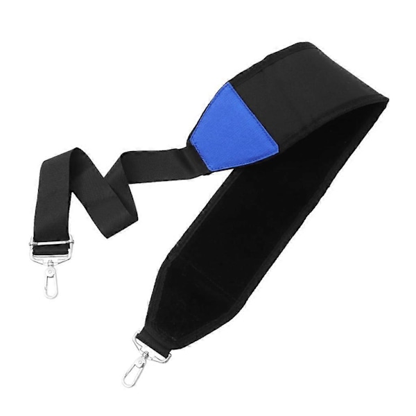 Golfbag Stropp Enkel Polstret Nylon Justerbar Skulderstropp 2 Klips Svart