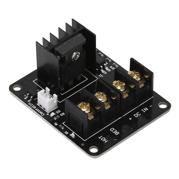 3D Printer Hotbed Mosfet Udvidelsesmodul Inkl. 2-Pin Ledning Anet A8 A6 A2 Kompatibel Sort
