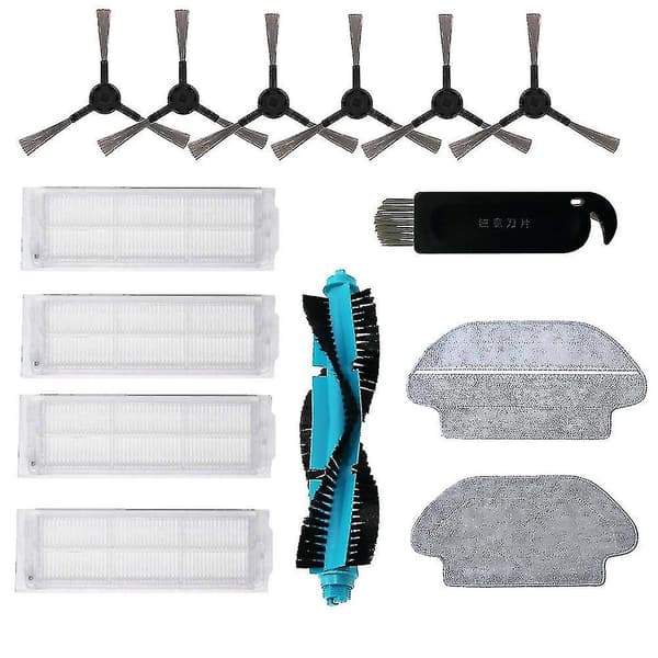 Børsterulle Hepa Filter Til Xiaomi Moppe P Viomi V2 Pro V3 Se V-rvclm21b Tilbehør Robotstøvsuger