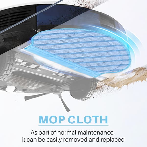 12-pack Mop-Duktrasor för Deebot Ozmo 920 950 Dammsugare Reservdelar Hemtillbehör
