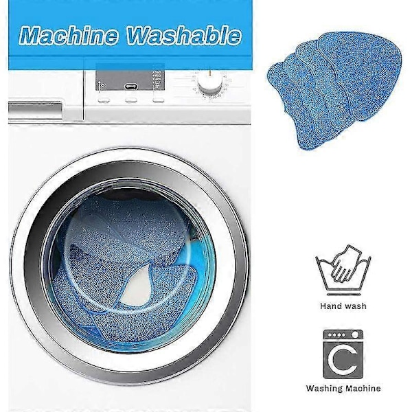Ångmopp Pads för Dirt Devil DSS04-E01 Ångrengöringskvast (4-pack)